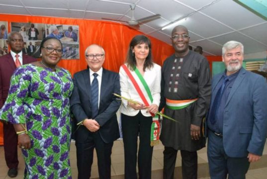 Developpement de la region du cavally : le ministre Anne Désirée Ouloto reçoit une délégation d’hommes d’affaires italiens