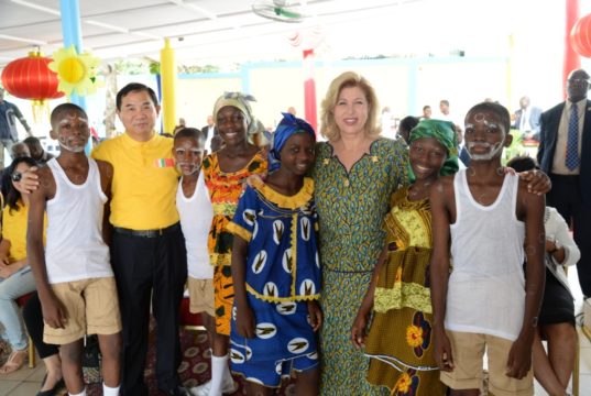 Social : L’Ambassade de Chine réhabilite des bâtiments de la Case des Enfants et fait des dons aux pensionnaires