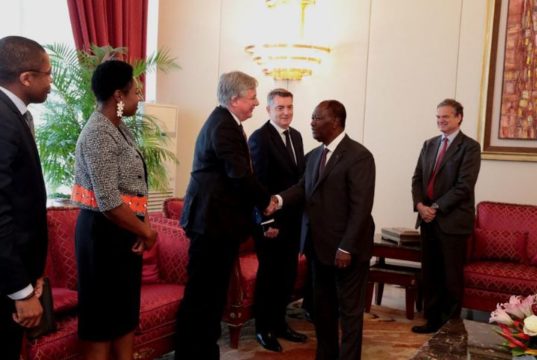 Le Chef de l’Etat a eu un entretien avec le Président du Conseil d’administration du Groupe Société Générale