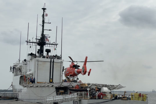 Le navire des garde-côtes américain Mohawk est arrivé à Abidjan
