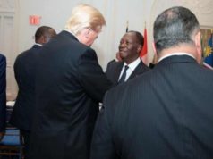 Donald Trump félicite Alassane Ouattara pour sa réélection à la présidence
