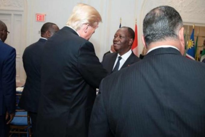 Ouattara et Trump