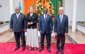 Les présidents des Assemblées de France, du Maroc et de la RDC rencontrent Bictogo