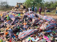Gbêkê: Le ministère du Commerce détruit 30 tonnes de produits prohibés