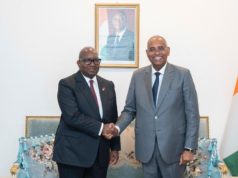 Audience entre le Président de l’Union Parlementaire Africaine et le Président de l’Assemblée nationale de Côte d’Ivoire