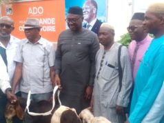 Tabaski 2026 à Bouaké : Avec le soutien de Tené Birahima Ouattara, Bema Fofana offre 101 béliers