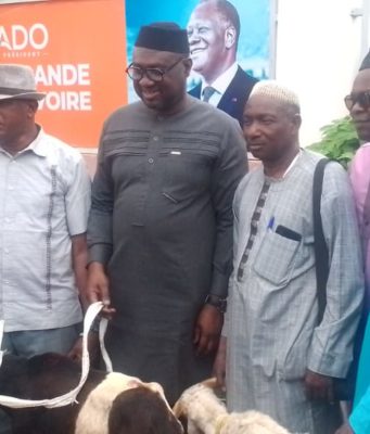 Tabaski 2026 à Bouaké : Avec le soutien de Tené Birahima Ouattara, Bema Fofana offre 101 béliers