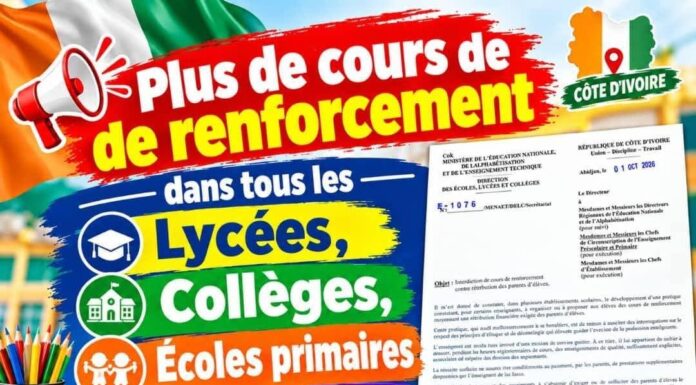 Éducation : Le ministère interdit les cours de renforcement payants organisés par les enseignants