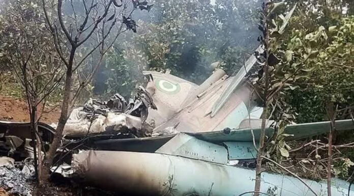 Nigeria : 32 morts dans le crash d’un avion de l’armée de l’air